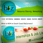 South Coast BizConnect web site thumbnail